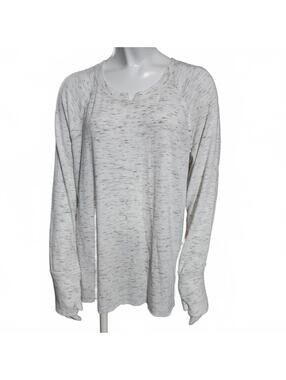 Spring + Mercer Space Dye Tee Long Sleeve Shirt Size Large